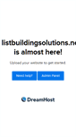 Mobile Screenshot of listbuildingsolutions.net